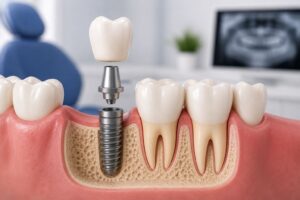 Dental Implants Replace Missing Teeth at a Dentist in Garland